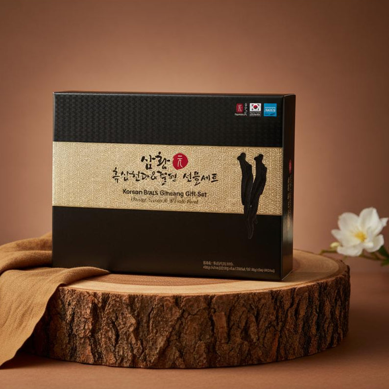 Ginseng Three-Piece Set (Ginseng slices、Ginseng essence、Black Ginseng )