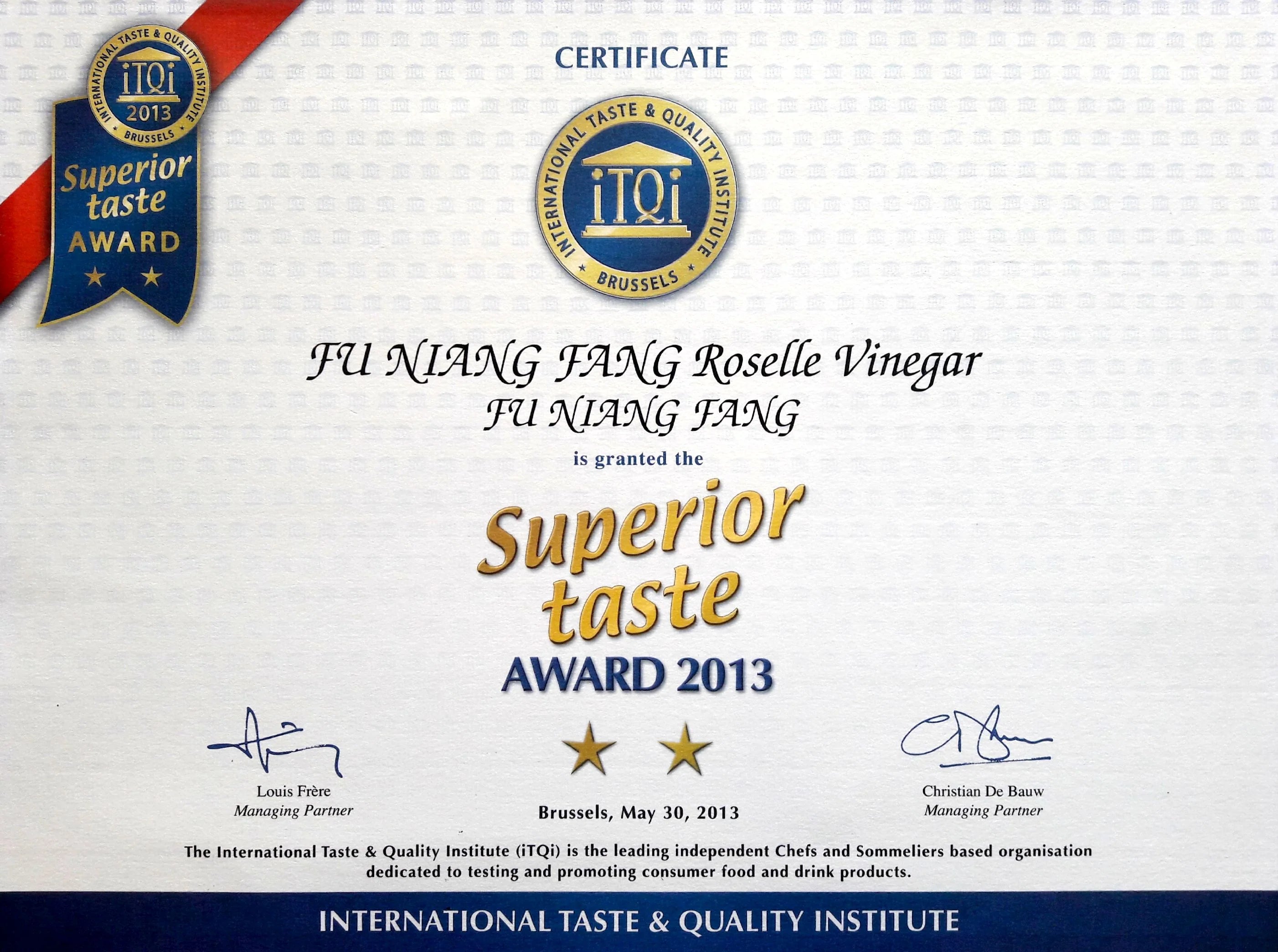 Fu Niang Fang Organic Roselle Fermented Vinegar