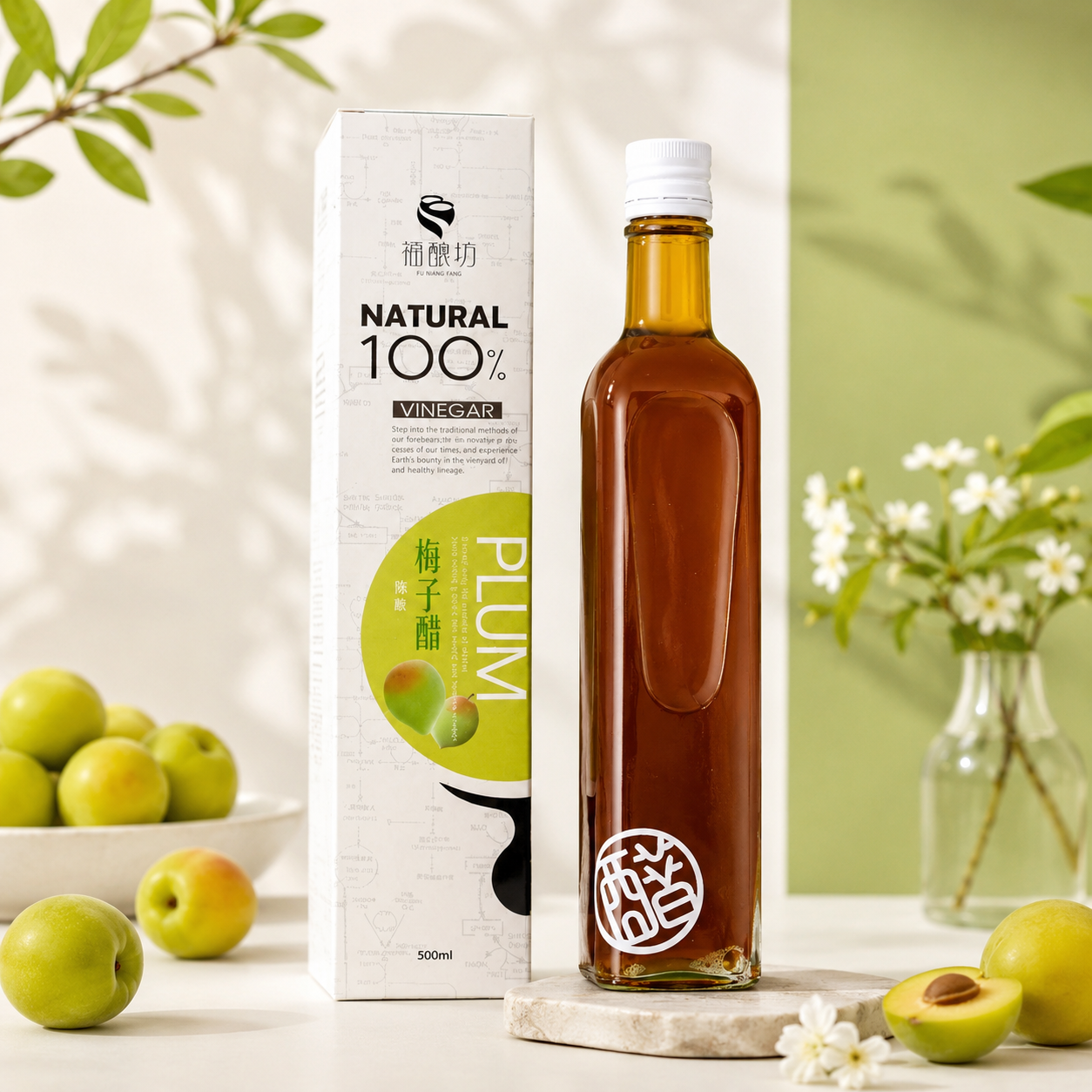 Fu Niang Fang Organic Plum Fermented Vinegar